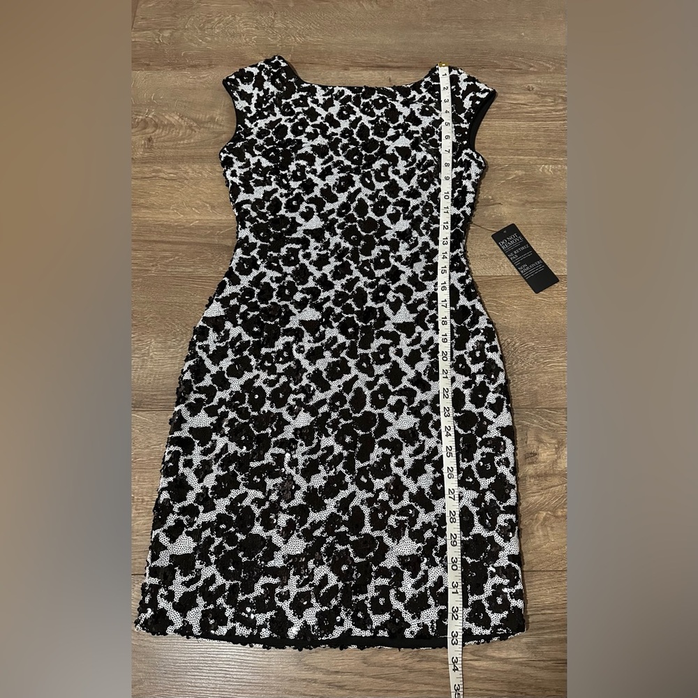 GUESS Sequin Dress (Jet Black Multi) – NWT Size 6 - Picture 7 of 12